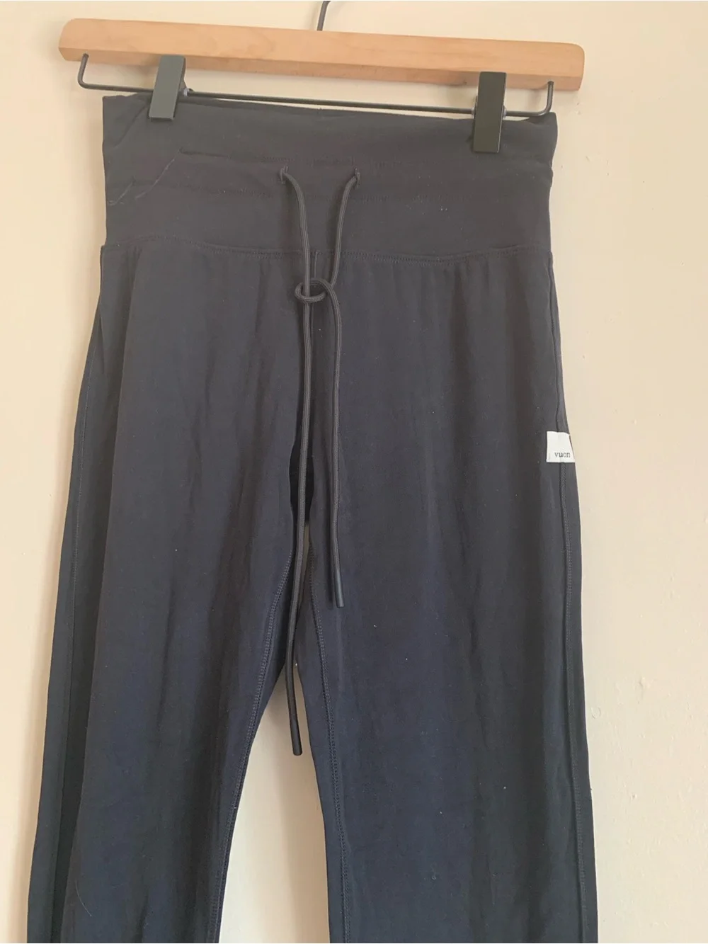 Vuori Black High-Waist Lounge Leggings Women Size Small Bottoms Pants